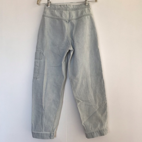 ZARA | HIGH WAISTED CARGO PANTS - Picture 3 of 4